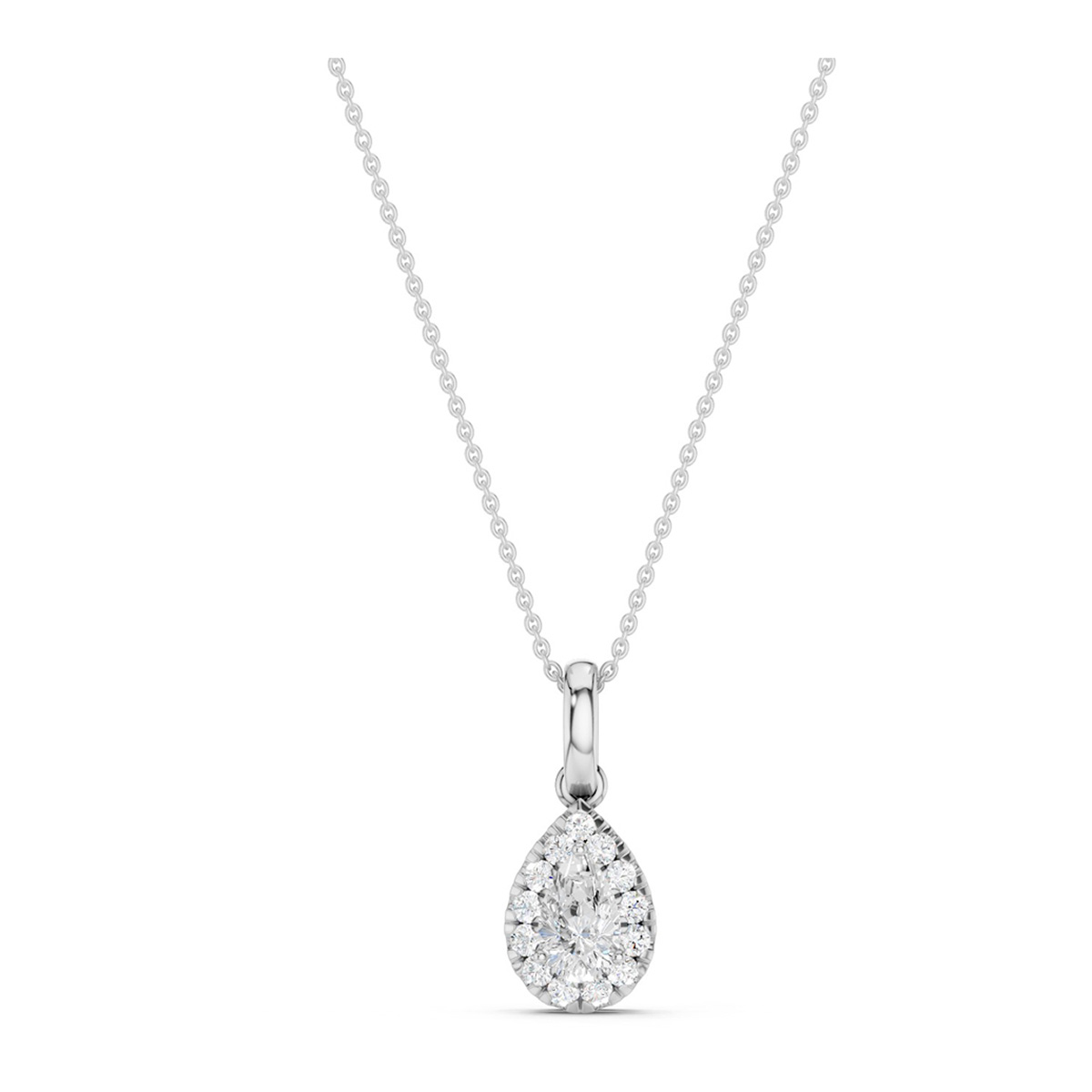 Midem Amsterdam diamanthänge 0.25ct vitt guld