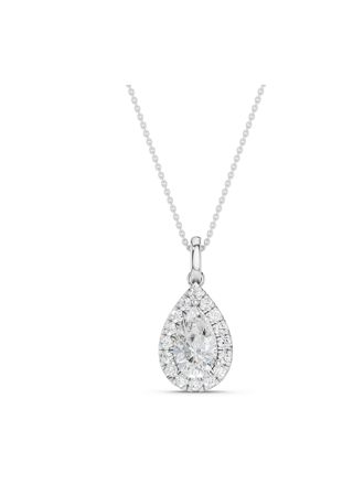 Midem Amsterdam diamanthänge 1.00ct vitt guld
