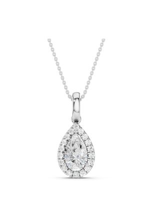 Midem Amsterdam diamanthänge 0.75ct vitt guld