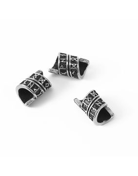 Lykken Viking twisted long rune skäggsmycke