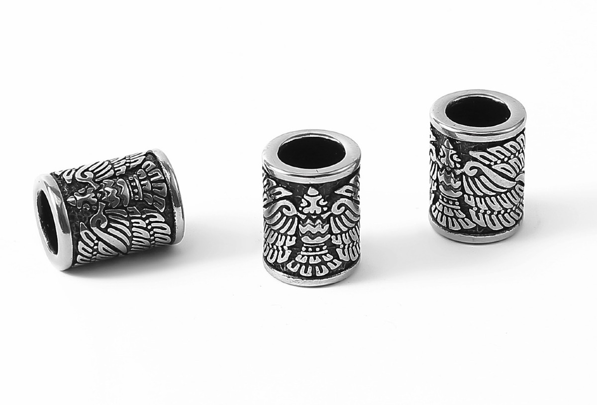 Lykka Viking raven skäggsmycke 