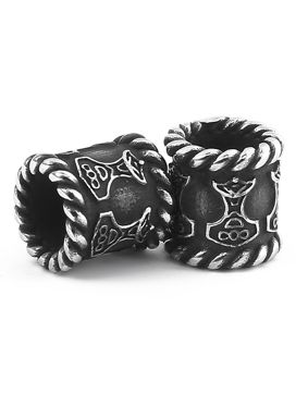 Lykken Viking Mjölnir skäggsmycke