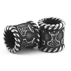 Lykka Viking Mjölnir skäggsmycke  main product photo