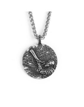 Lykken Viking Gjallarhorn stålhalsband 60cm VN626