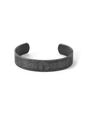 Lykken Viking stålarmring Yggdrasil 65 mm