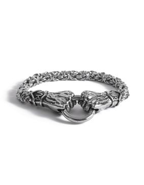 Lykken Viking stålarband med Thors handskar