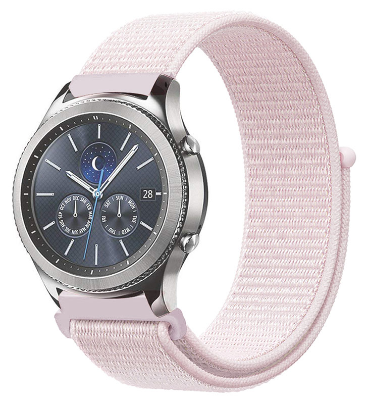 Tiera kardborreband Loop med Quick release bandstift Pearl Pink