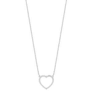 Lykka Hearts silver hjärthalsband 18 mm main product photo