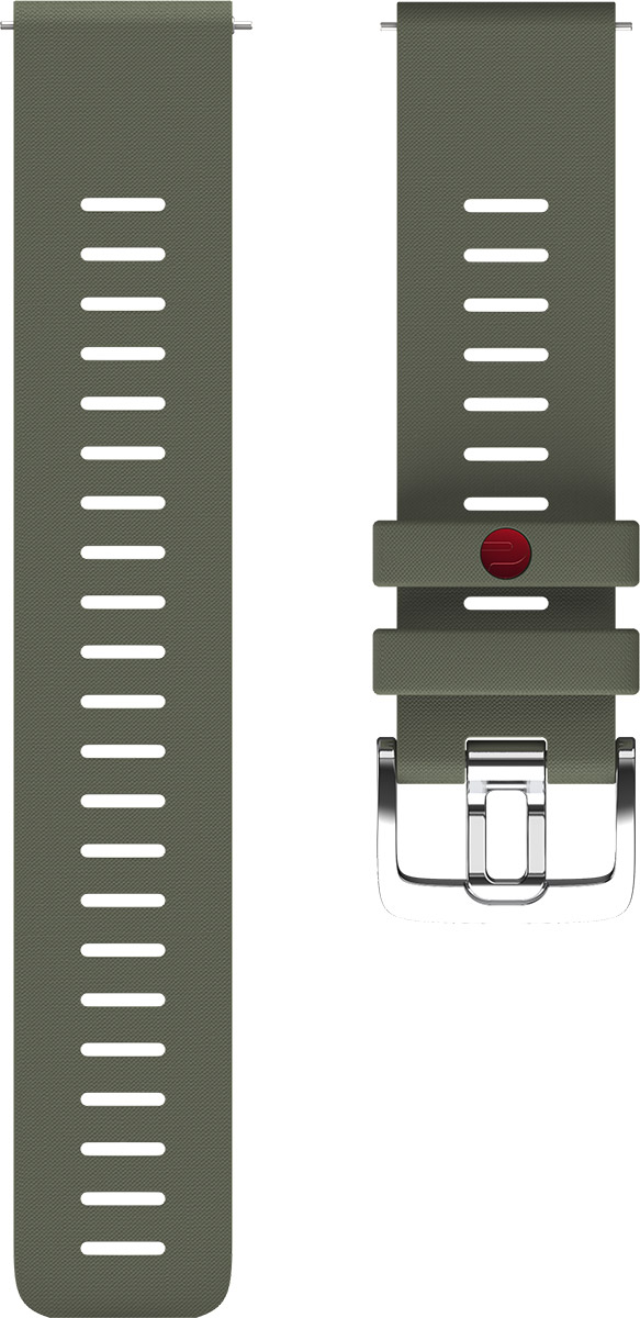 Polar Grit X grön silikonarmband 22mm 91082601