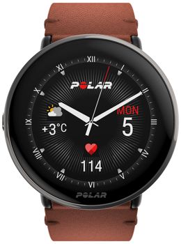 Polar Ignite 3 Titanium Bronze Leather