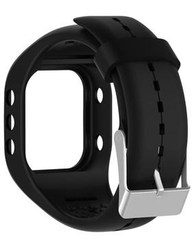 Tiera Polar A300 Svart silikonarmband
