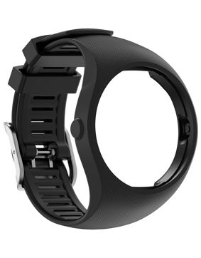 Tiera Polar M200 Svart silikonarmband
