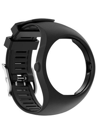 Tiera Polar M200 Svart silikonarmband