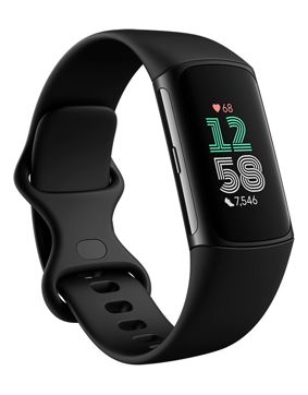 Fitbit Charge 6 aktivitetsarmband Obsidian Band / Black  Case