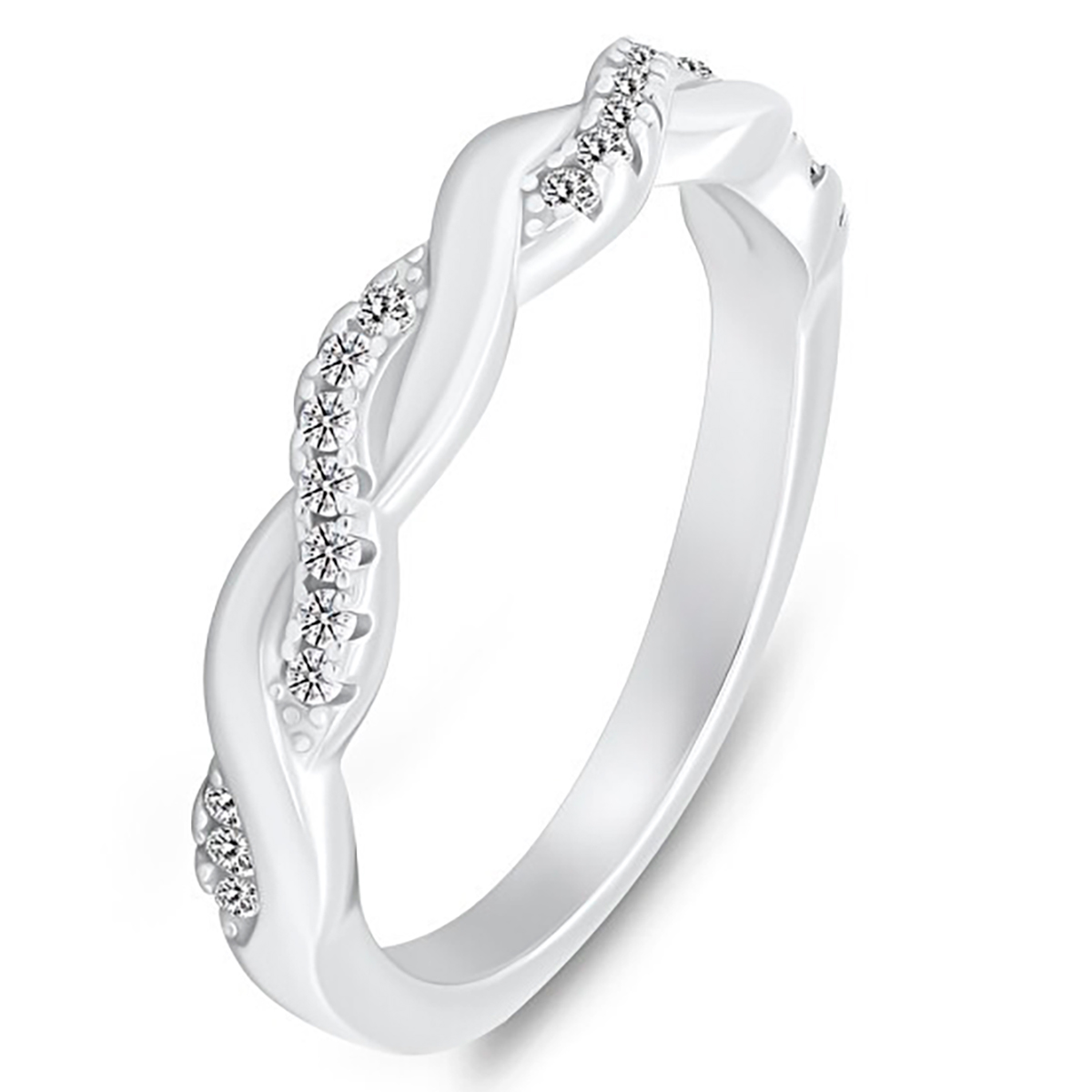 Lykka Casuals Wave silverring 