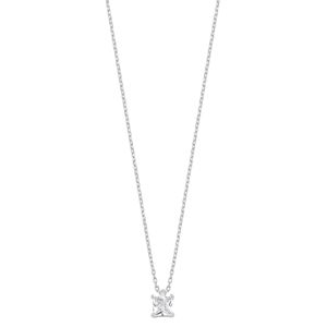 Lykka Casuals radiant enstens silver halsband main product photo