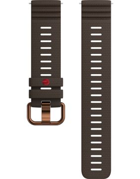 Polar Grit X2 silikonarmband 22 mm brun