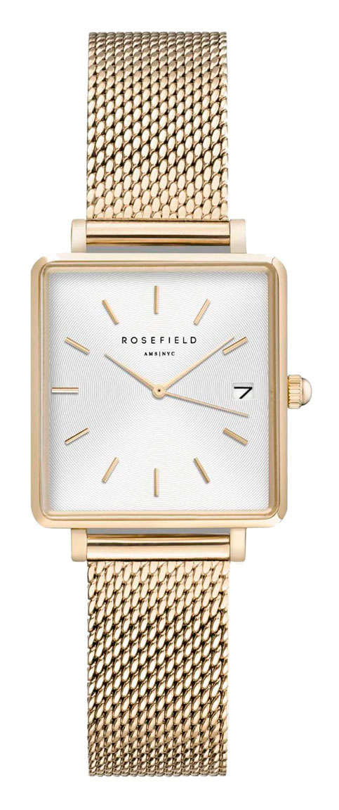 Rosefield The Boxy XS Mesh QMWMG-Q039 Gold