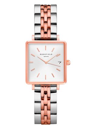 Rosefield The Boxy XS QMWSSR-Q024 Silver/Rose Gold
