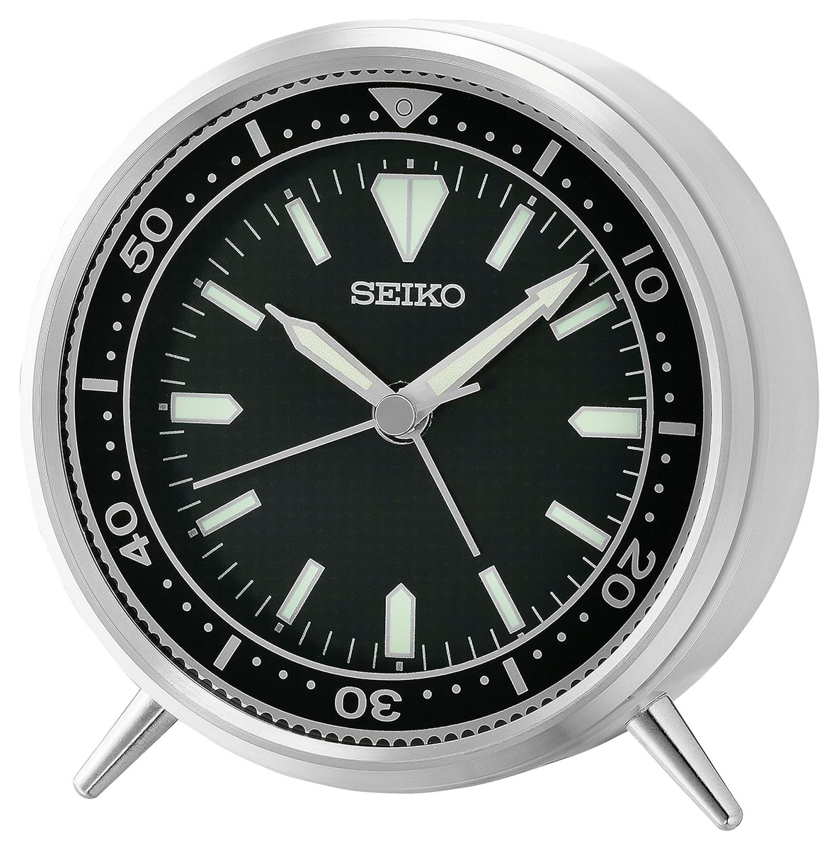 Seiko väckarklocka aluminium QXE065K