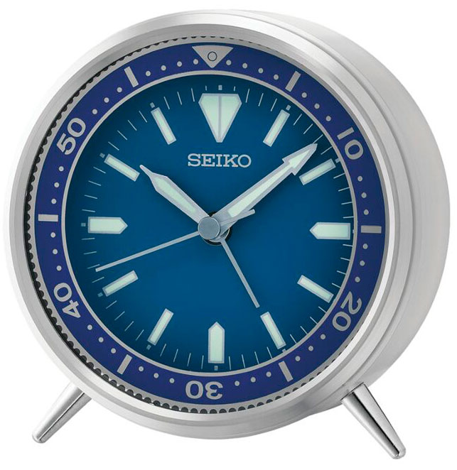 Seiko väckarklocka aluminium QXE065L