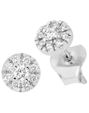 Sandberg Toivomuslähde diamantörhängen R-665w