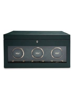 WOLF British Racing 3 klockor watch winder klockuppdragare 792341