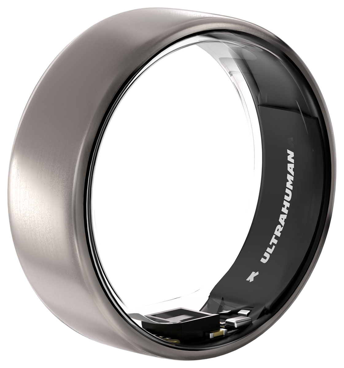 Ultrahuman Ring Air smartring Raw Titanium