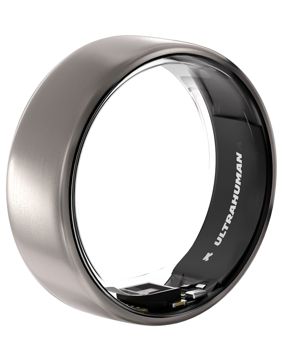 Ultrahuman Ring Air smartring Raw Titanium