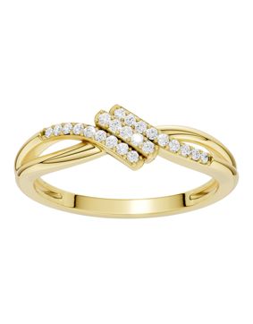 Lykken Elegance diamantring guld 0.086 ct