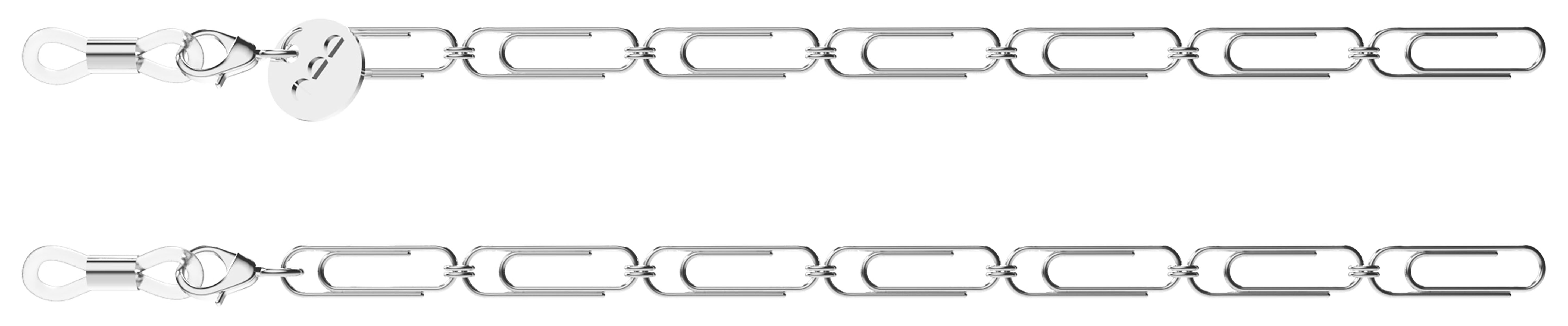 KOMONO Riz Silver kedja för solglasögon