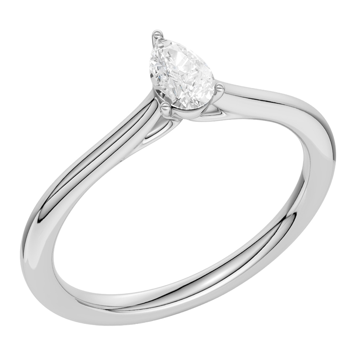 Midem Oslo diamantring 0.25ct vitt guld