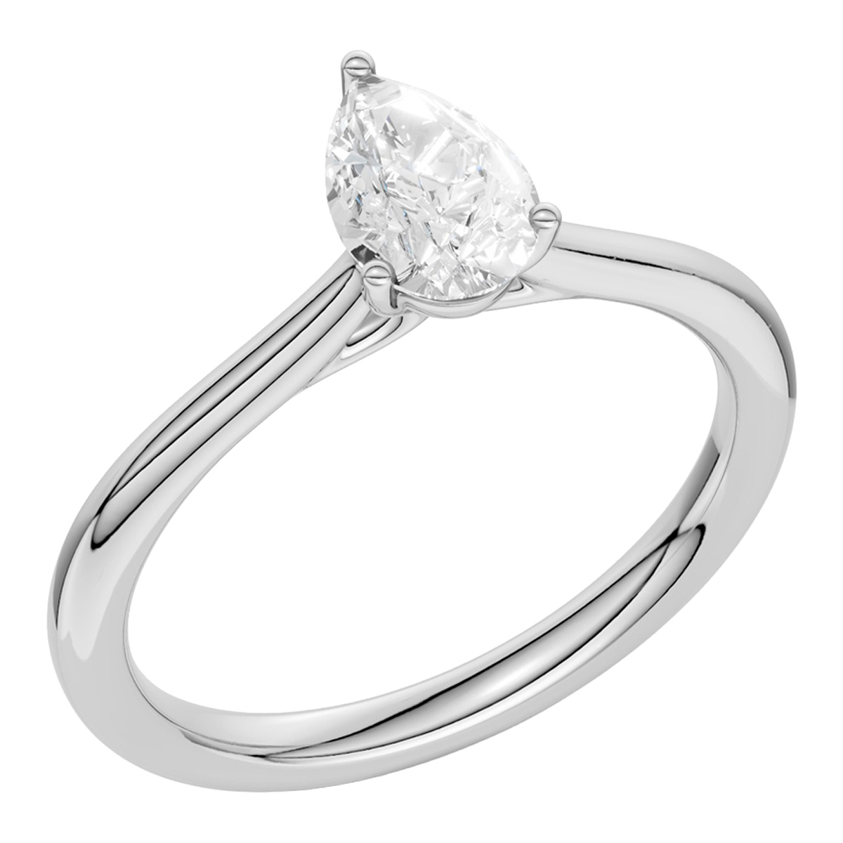 Midem Oslo diamantring 0.50ct vitt guld