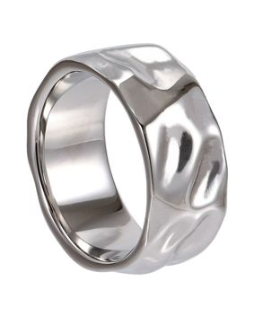 Lykken Strong mönstrat stål ring
