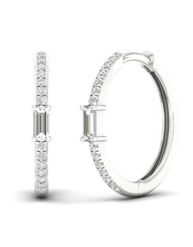 Lykken Elegance diamanthoops Baguette