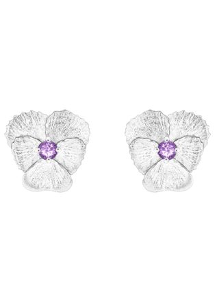 Tammi Jewellery Viola ametist silver örhängen S4529A