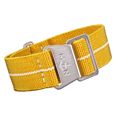 Erika's Originals Yellow MN White textilarmband