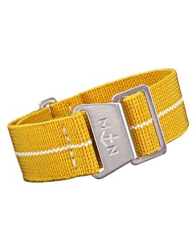 Erika's Originals Yellow MN White textilarmband