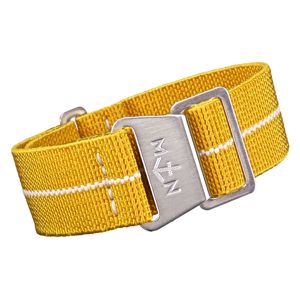 Erika's Originals Yellow MN White textilarmband main product photo