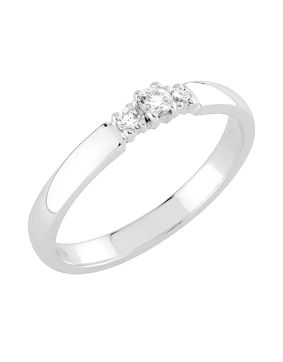 Sandberg Aamukaste diamantring V-28w