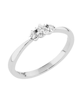 Sandberg Aurinkotuuli diamantring V-409w