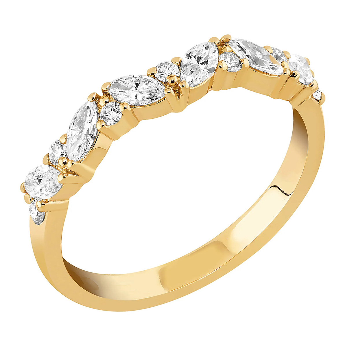 Sandberg Joenmutka rad diamantring 0.44 ct gult guld M-340k