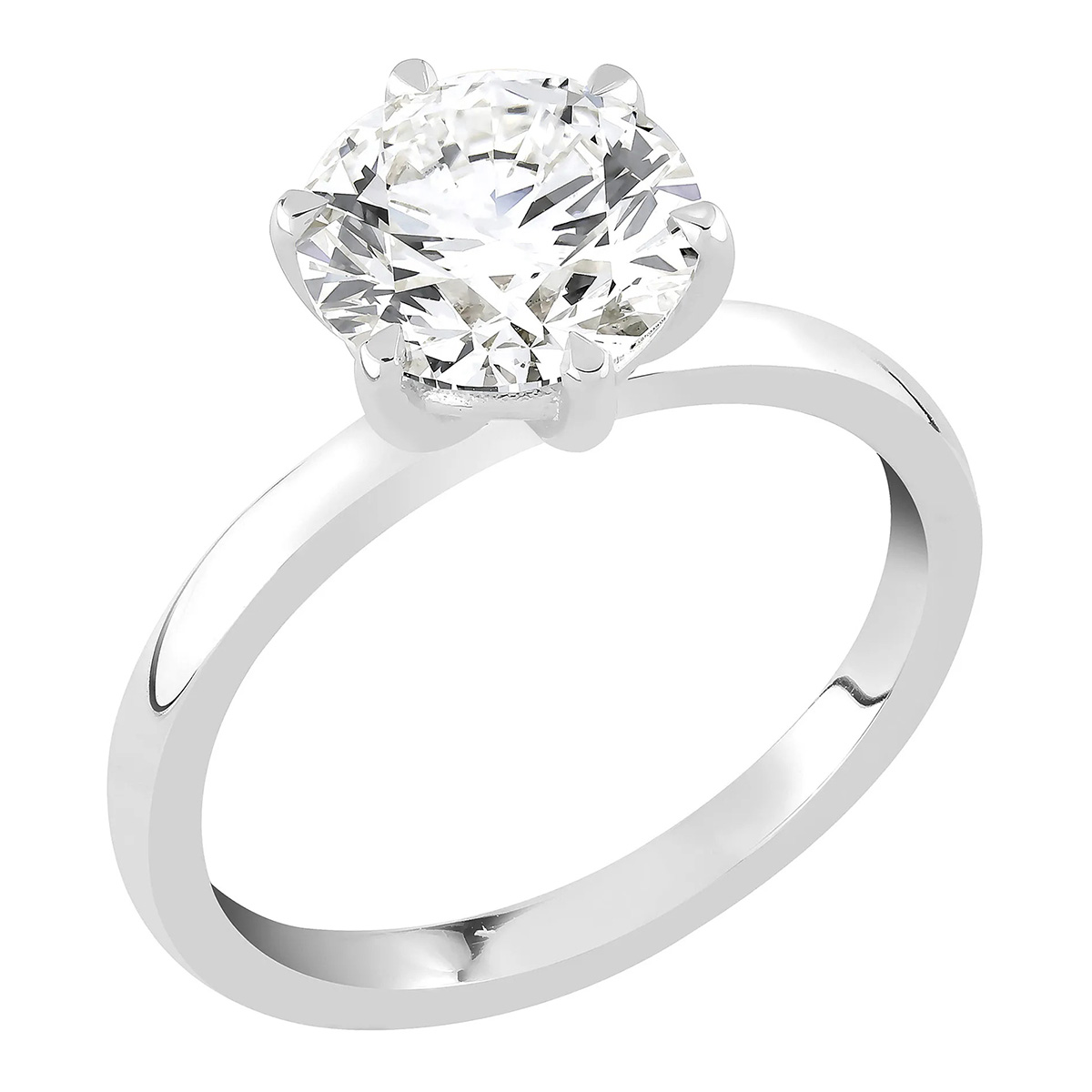 Sandberg Kastepisara diamantring 1.50 ct vitt guld M-35w