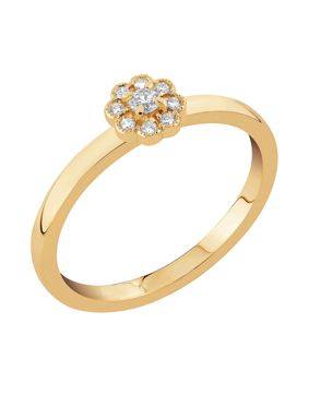 Sandberg Kukkaniitty labbodlad diamantring halo M-832k-SYN