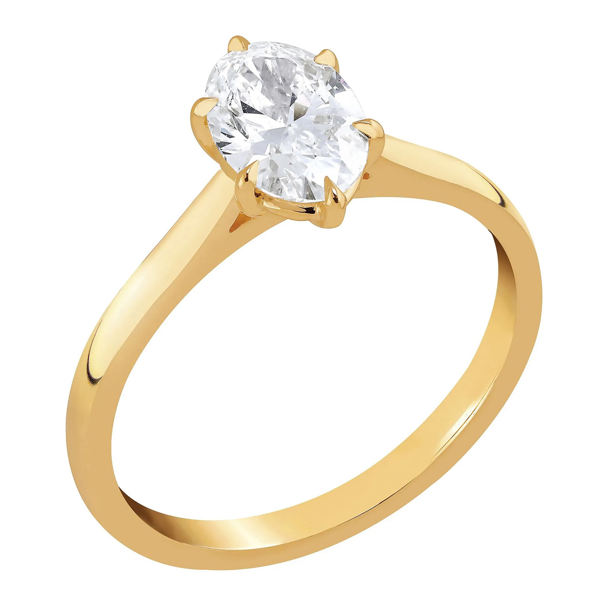 Sandberg Onnenlähde diamantring 1.00 ct gult guld M-246Bk