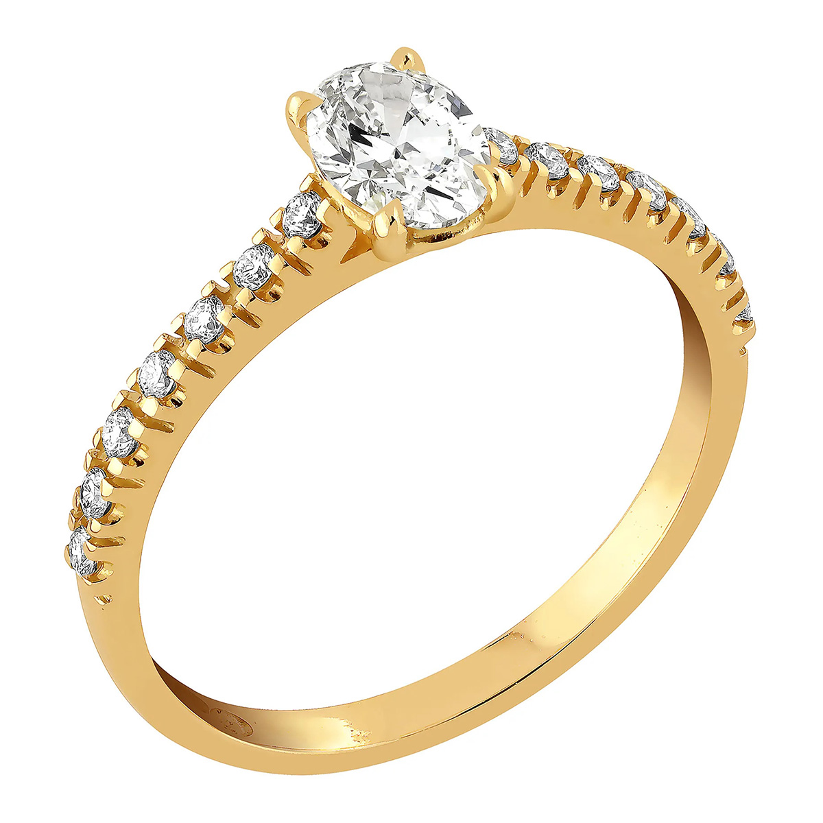 Sandberg Taivaanranta diamantring 0.64 ct gult guld M-445k