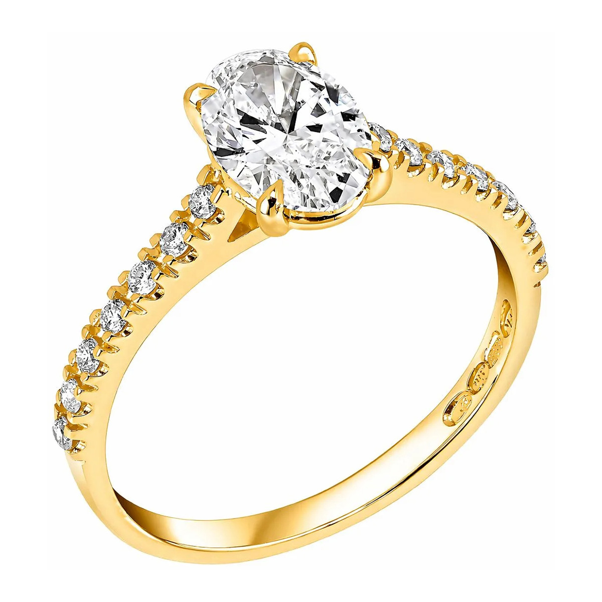 Sandberg Taivaanranta diamantring 1.14 ct gult guld M-446k