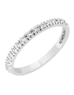 Sandberg Toivomuslähde 0.15ct halvallians laboratoriediamantring V-720w-SYN