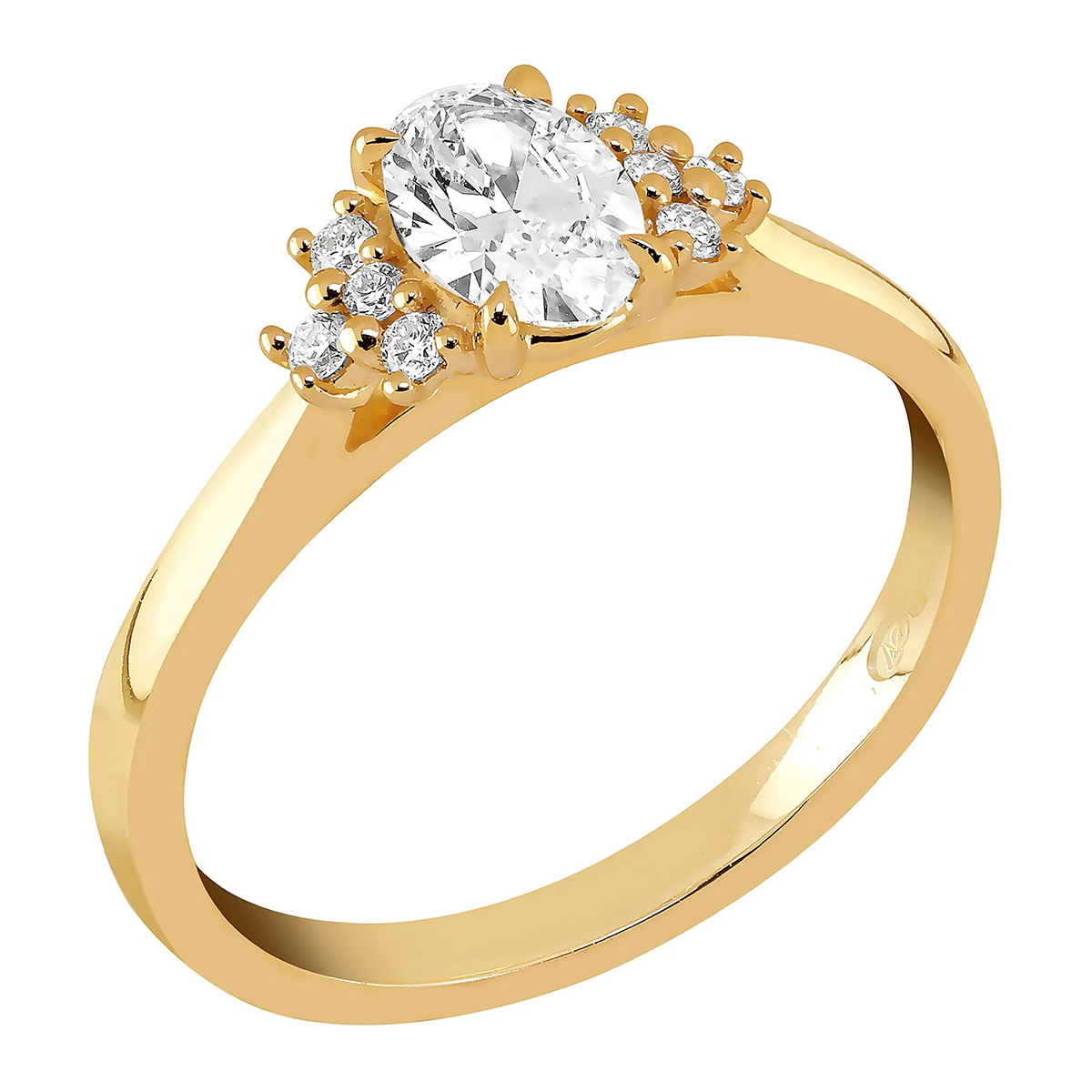 Sandberg Yöpilvi diamantring 0.57 ct gult guld M-255k