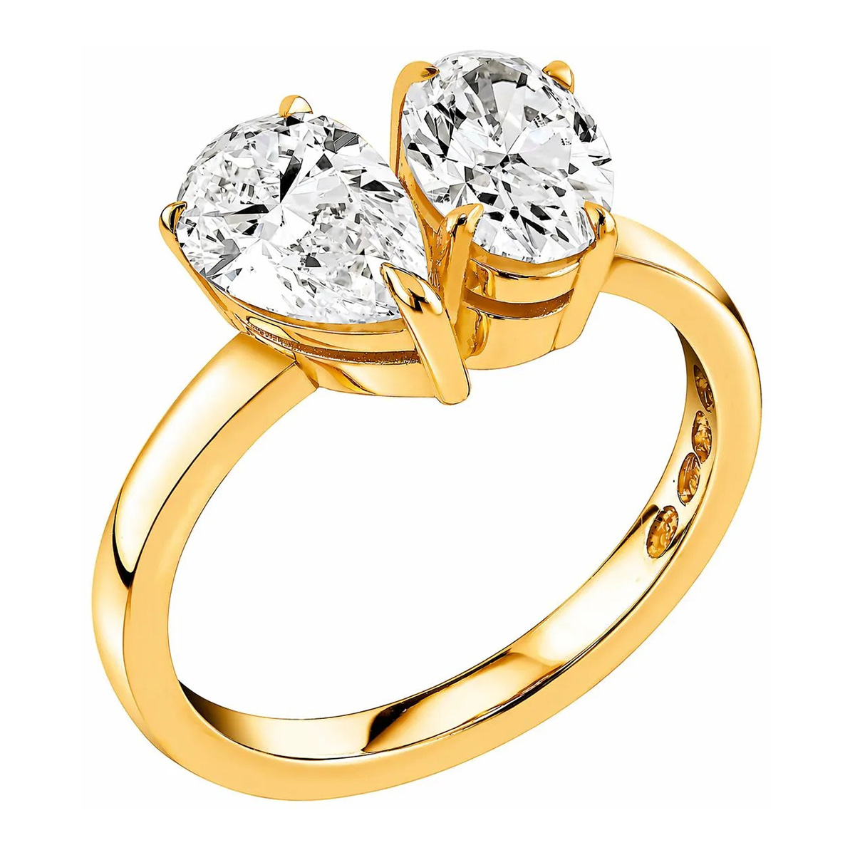 Sandberg Yöpilvi diamantring 2.00 ct gult guld S-200k